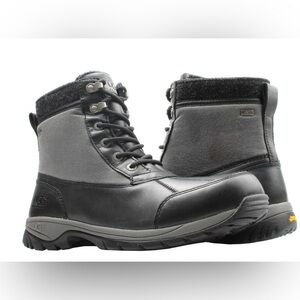 UGG Australia Eaglin Stout Black Men's Boots- BLK & Gray